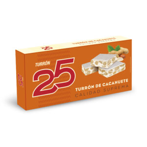 Turrón de Cacahuete Duro 200gr Turron 25