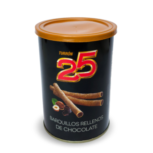 Barquillos Rellenos de Chocolate 200gr Turron 25