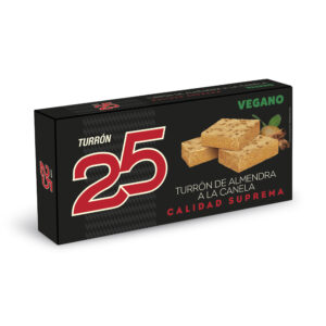Turrón Vegano de Almendra y Canela 200g Turron 25