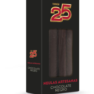 Barquillo de chocolate negro