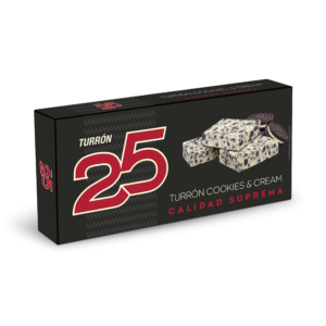 Turrón de cookies and cream calidad suprema